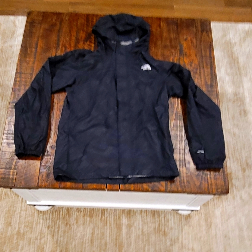 North Face rain coat XL black